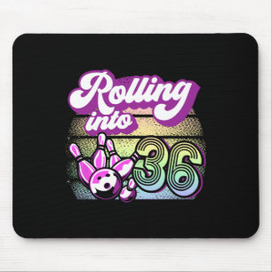 Tapis De Souris Bowling Party Rolling In 36 Bowling Anniversaire