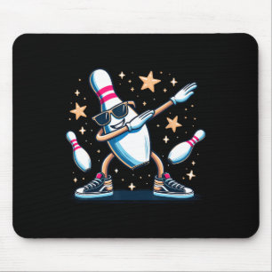 Tapis De Souris Bowling Pin Dabbing Sungles Bowler Player Kids Boy