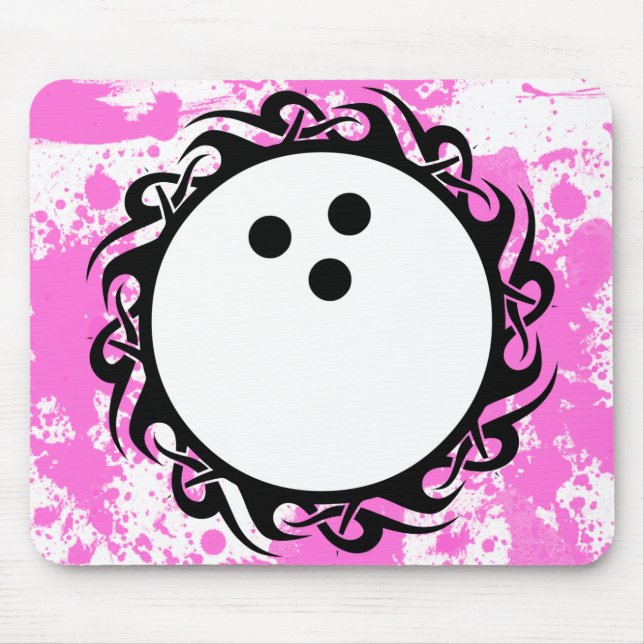 Tapis De Souris bowling tribal (Devant)