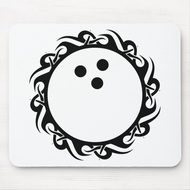 Tapis De Souris BOWLING tribal (Devant)