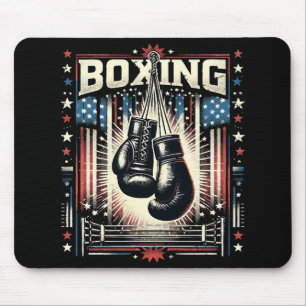 Tapis De Souris Boxe américaine - Boxer Vintage Bo