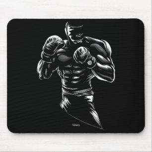 TAPIS DE SOURIS BOXE ANGLO-SAISONNE POINGS LEVÉS
