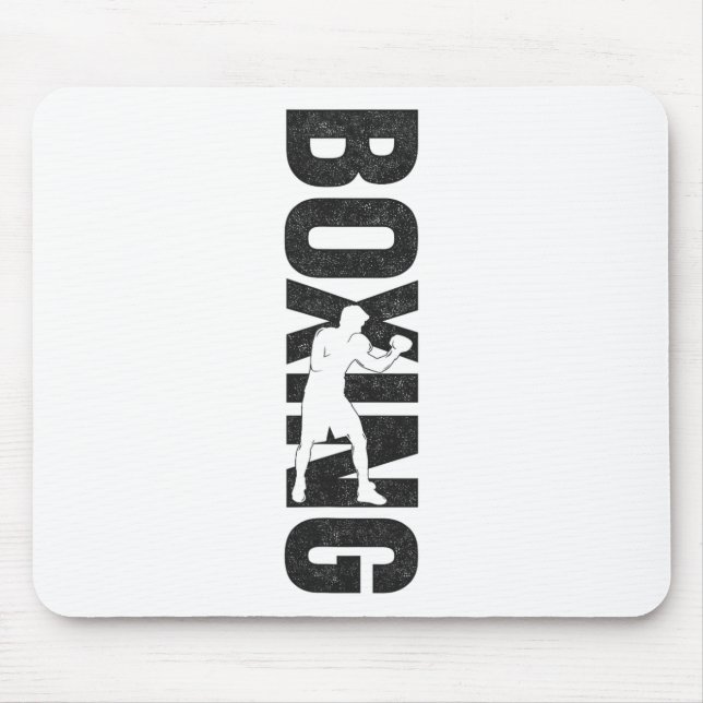 Tapis De Souris Boxe Boxe Vintage 6  (Devant)