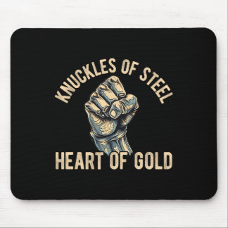 Tapis De Souris Boxe de Knuckle nu Hommes Poing Combattre Knuckle