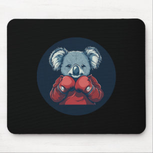 Tapis De Souris Boxe D'Ours Koala Pour Un Vibe De Knockout