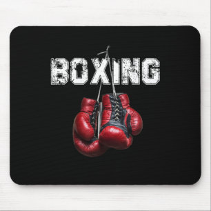 Tapis De Souris Boxe drôle - J'adore la boxe 