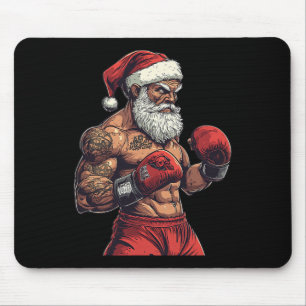 Tapis De Souris Boxe Et Mixed martial art Du Père Noël - Boxe De N