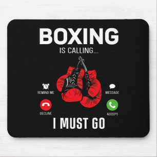 Tapis De Souris Boxe Gants Téléphone Display Boxe Appelle I Mu