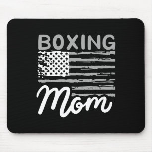 Tapis De Souris Boxe Maman Boxe Mère Kickboxing Maman Maman