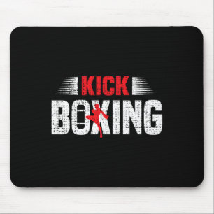 Tapis De Souris Boxe pieds-poings Kickboxing Boxeurs Kickboxers Ar