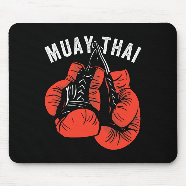 Tapis De Souris Boxe thaïlandaise, Gants de boxe thaïlandaise, Box (Devant)