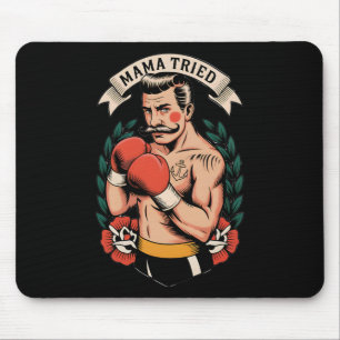 Tapis De Souris Boxer Boxer American traditionnel Tattoo Art Flash