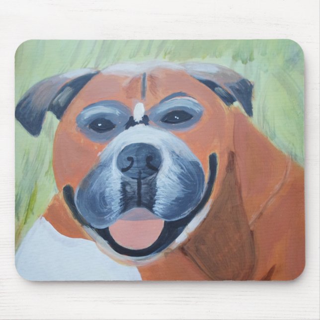 Tapis de souris Boxer Dog (Devant)
