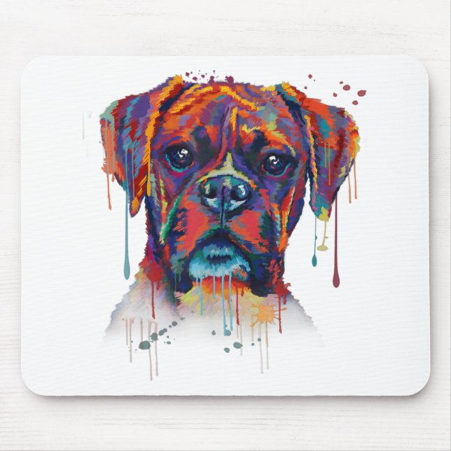 Tapis De Souris Boxer Face Mousepad | Mousepad essentiel (Devant)