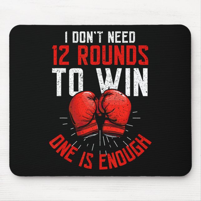 Tapis De Souris Boxer Funny Boxer (Devant)