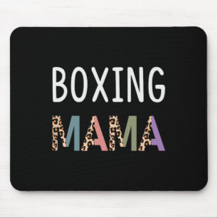 Tapis De Souris Boxer Mama Boxer Cadeau Femme - Drôle Boxer Maman