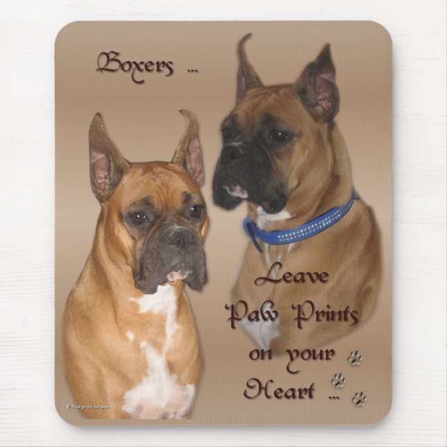 Tapis De Souris Boxeur MousePad (Devant)