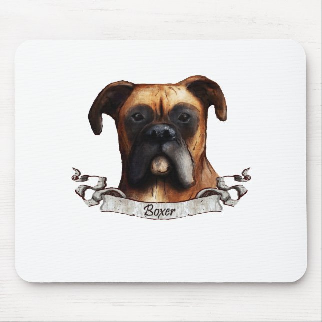 Tapis De Souris Boxeur Mousepad (Devant)