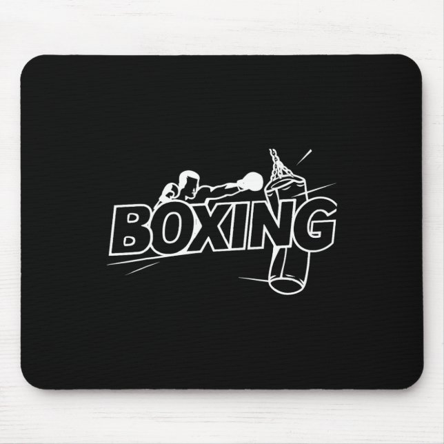 Tapis De Souris Boxeurs de boxe Boxe pieds-poings Amateur de boxe  (Devant)