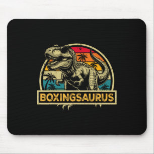 Tapis De Souris Boxingsaurus T Rex Dinosaur Boxe Saurus Famille M