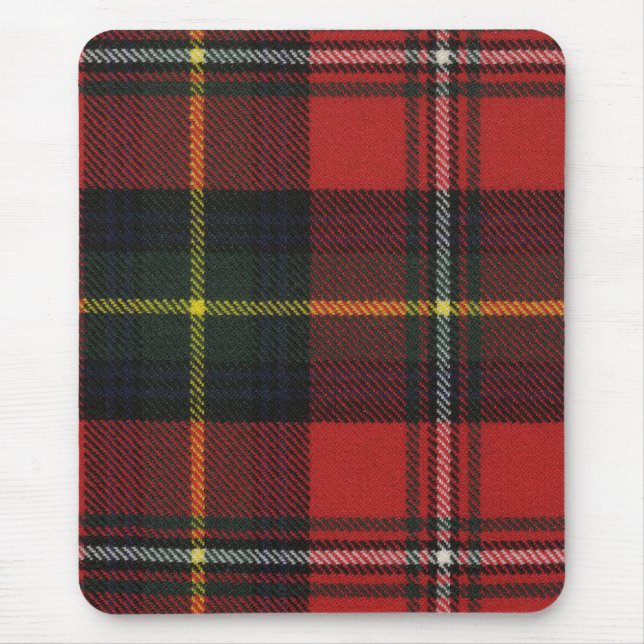 Tapis de souris Boyd Moderne Impression Tartan (Devant)