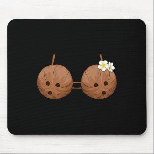 Tapis De Souris Bra de noix de coco d'été Costume d'Halloween Hawa