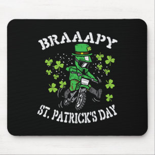 Tapis De Souris Braaapy Saint-Patrick Motocross Dirt Bike Hommes B