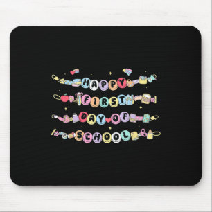 Tapis De Souris Bracelet de premier jour d'école Retour à l'école