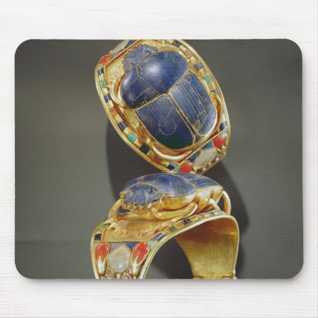 Tapis De Souris Bracelet de scarabée, de la tombe de Tutankhamun (Devant)