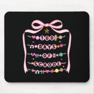 Tapis De Souris Bracelets 100 Jours D'école Coquette Bow Enseignan