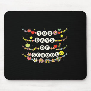 Tapis De Souris Bracelets d'amitié 100 jours d'école 100 Jours S