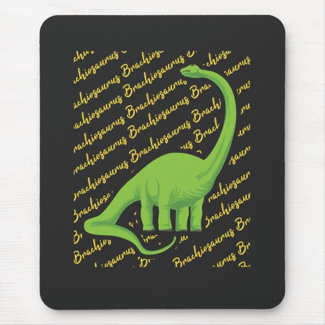 Tapis De Souris Brachiosaurus Dinosaure (Devant)