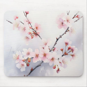 Tapis De Souris Branche de Sakura en Fleurs