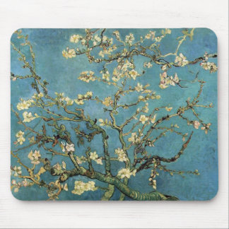 Tapis De Souris Branches avec la fleur d'amande par Vincent van