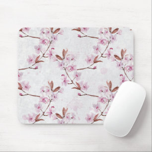 Tapis De Souris Branches de fleurs de cerisier de printemps