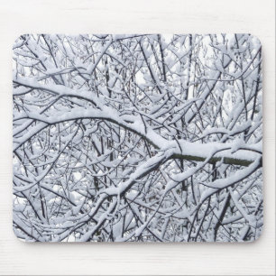 Tapis De Souris Branches de neige