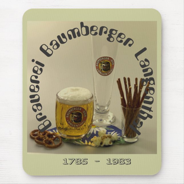 Tapis De Souris Brasserie de Baumberger Langenthal Mauspad (Devant)