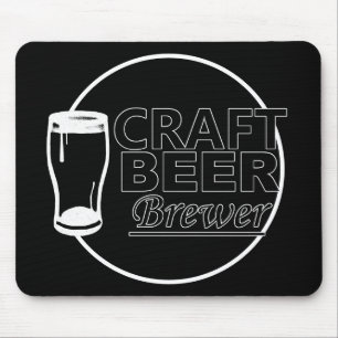 Tapis De Souris Brasseuse de bière artisanale