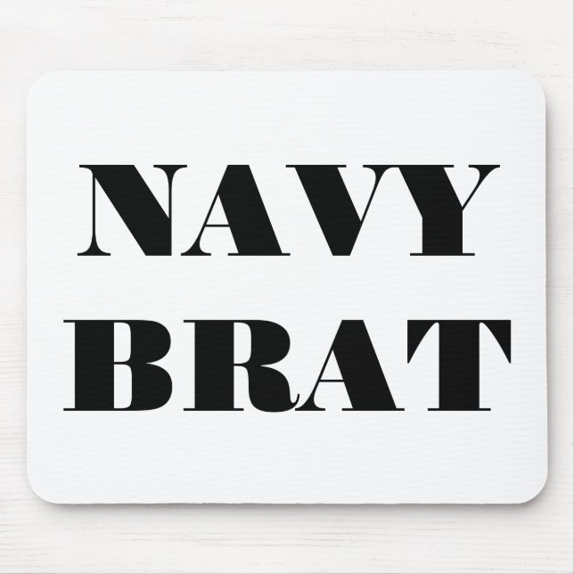 Tapis De Souris Brat de la marine Mousepad (Devant)