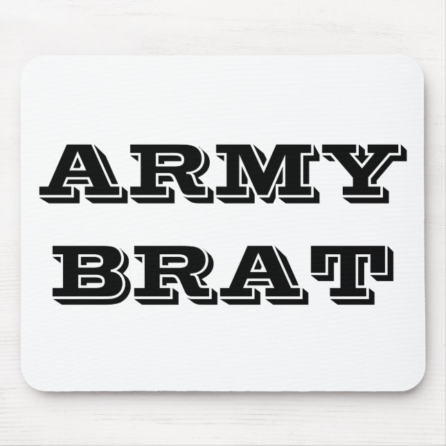 Tapis De Souris Brat de l'armée de Mousepad (Devant)
