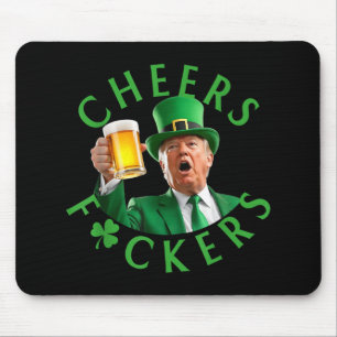Tapis De Souris Bravo Forny St patrick Trump Leprechaun B