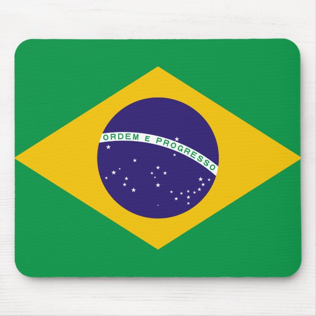 Tapis De Souris Brazil Flag (Devant)