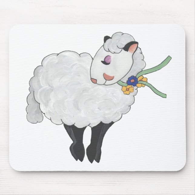 Tapis De Souris Brebis non grosse, brebis pelucheuse ! (Devant)