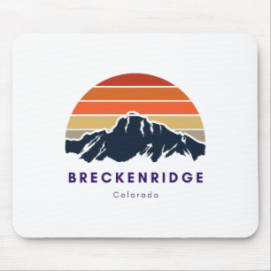Tapis De Souris Breckenridge Colorado Cadeaux Randonnée Ski Brecke