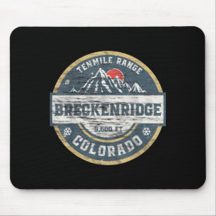 Tapis De Souris Breckenridge colorado chaîne Tenmile Montagne roch