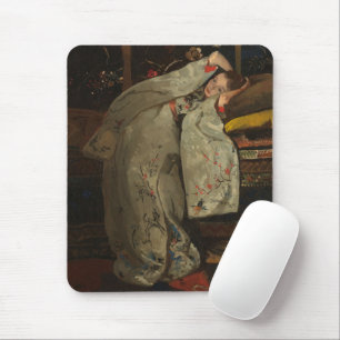 Tapis De Souris Breitner, Girl in a White Kimono - 19th C.Fine Art