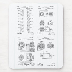 Tapis De Souris Brevet US381968 p 1-4 de moteur d'Elecro-Aimant de