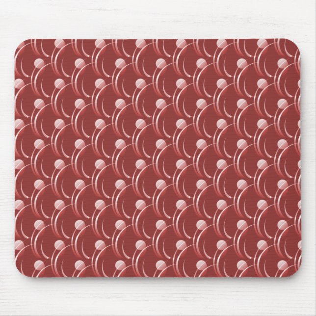 Tapis De Souris Brick Red Fancy Fwils Mousepad (Devant)