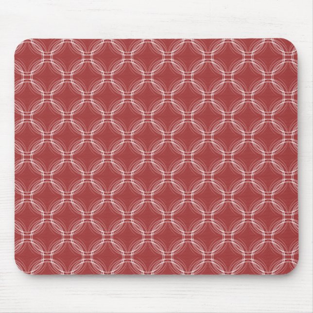 Tapis De Souris Brick Red Uptown Elegance Mousepad (Devant)