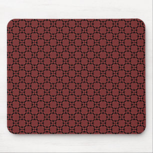 Tapis De Souris Brick Rouge Cercles funky Mousepad
